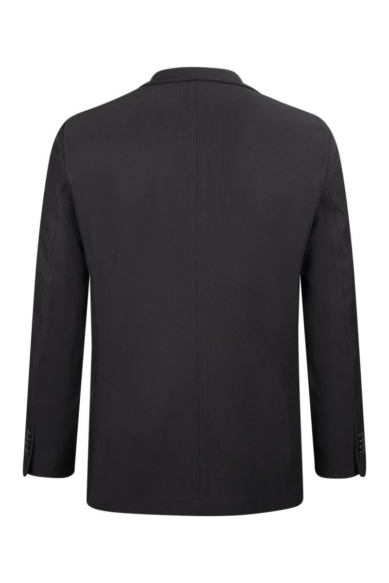 Siyah Comfort Fit Mono Yaka Klasik Ceket - HTML (1)