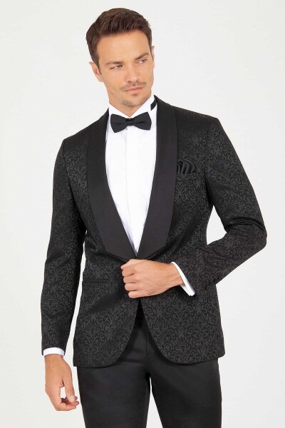 Siyah Slim Fit Damatlık - 2