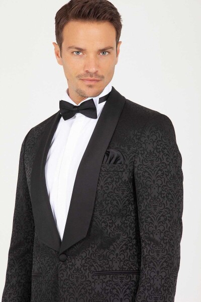 Siyah Slim Fit Damatlık - 3
