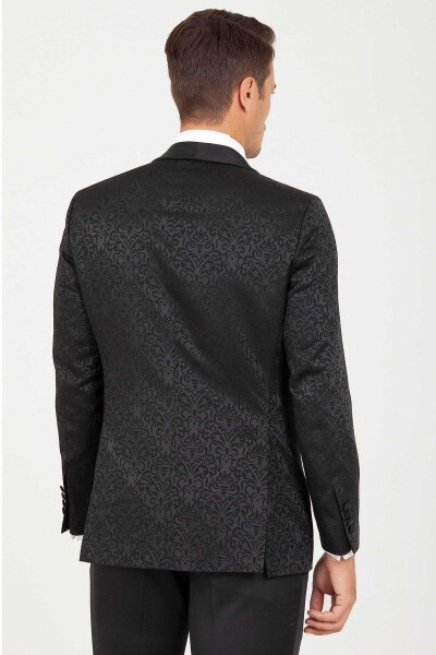Siyah Slim Fit Damatlık - 4