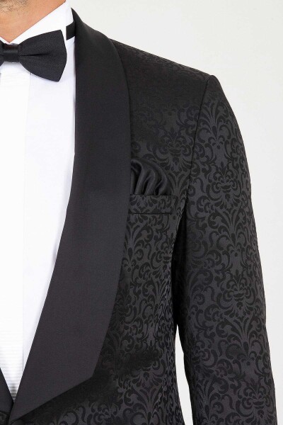 Siyah Slim Fit Damatlık - 5