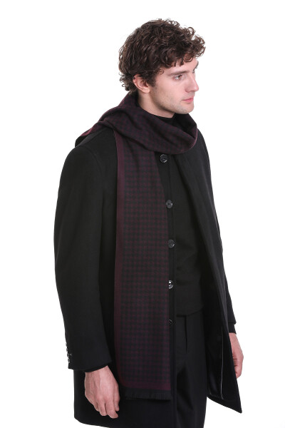 Siyah Çift Taraflı Atkı - 4