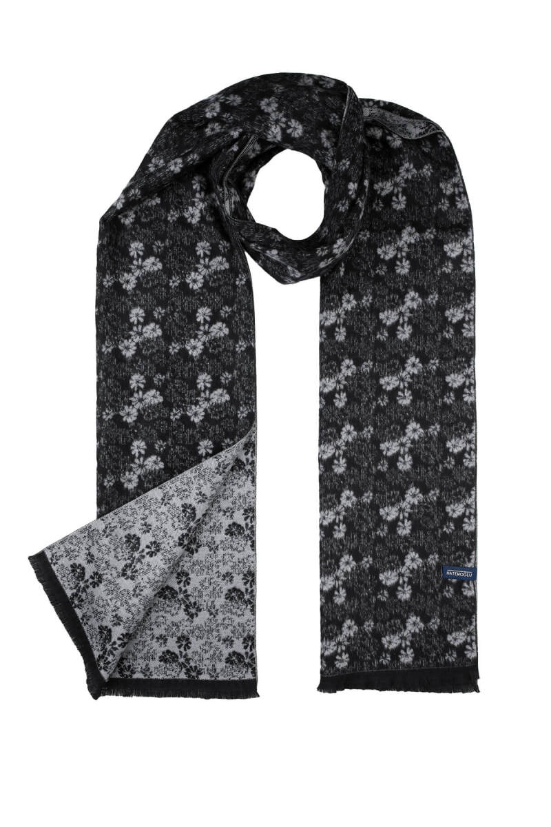 Siyah Desenli Atkı - Hatemoğlu (1)