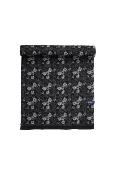 Siyah Desenli Atkı - 3