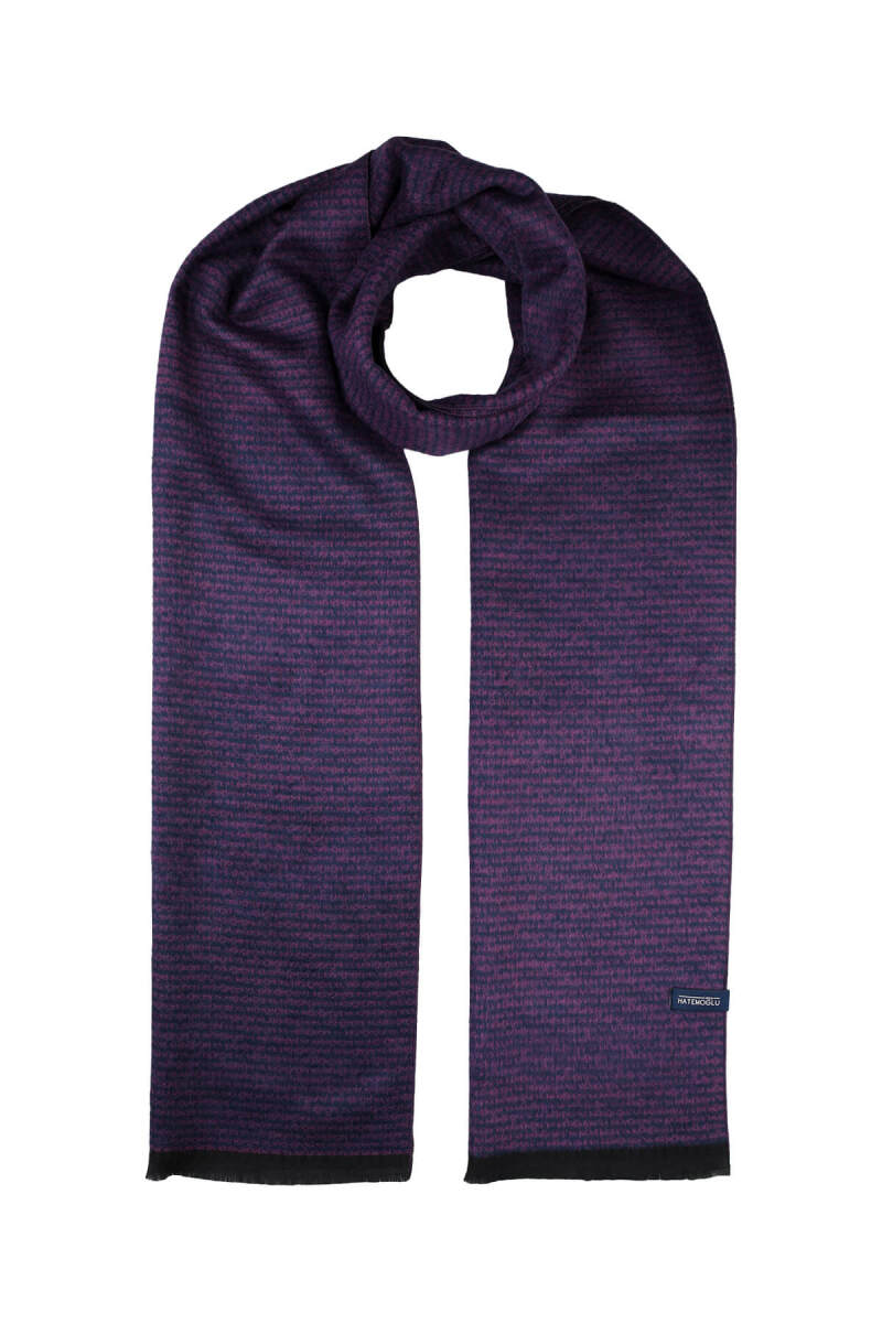 Siyah Desenli Atkı - Hatemoğlu