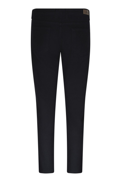 Siyah Rahat Kesim 5 Cep Pamuklu Kanvas Pantolon - 2