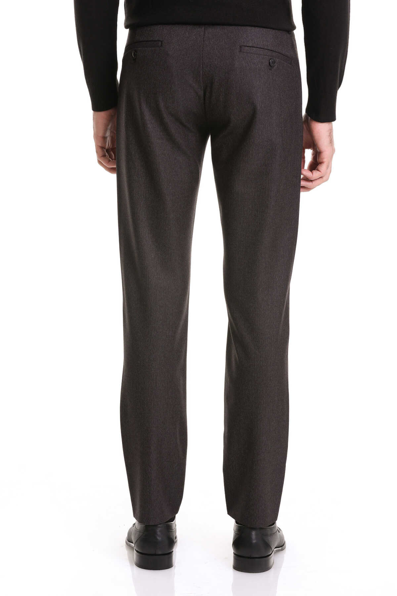 Siyah Dinamik Fit Desenli Yandan Cepli Jogger Pantolon - Hatemoğlu (1)