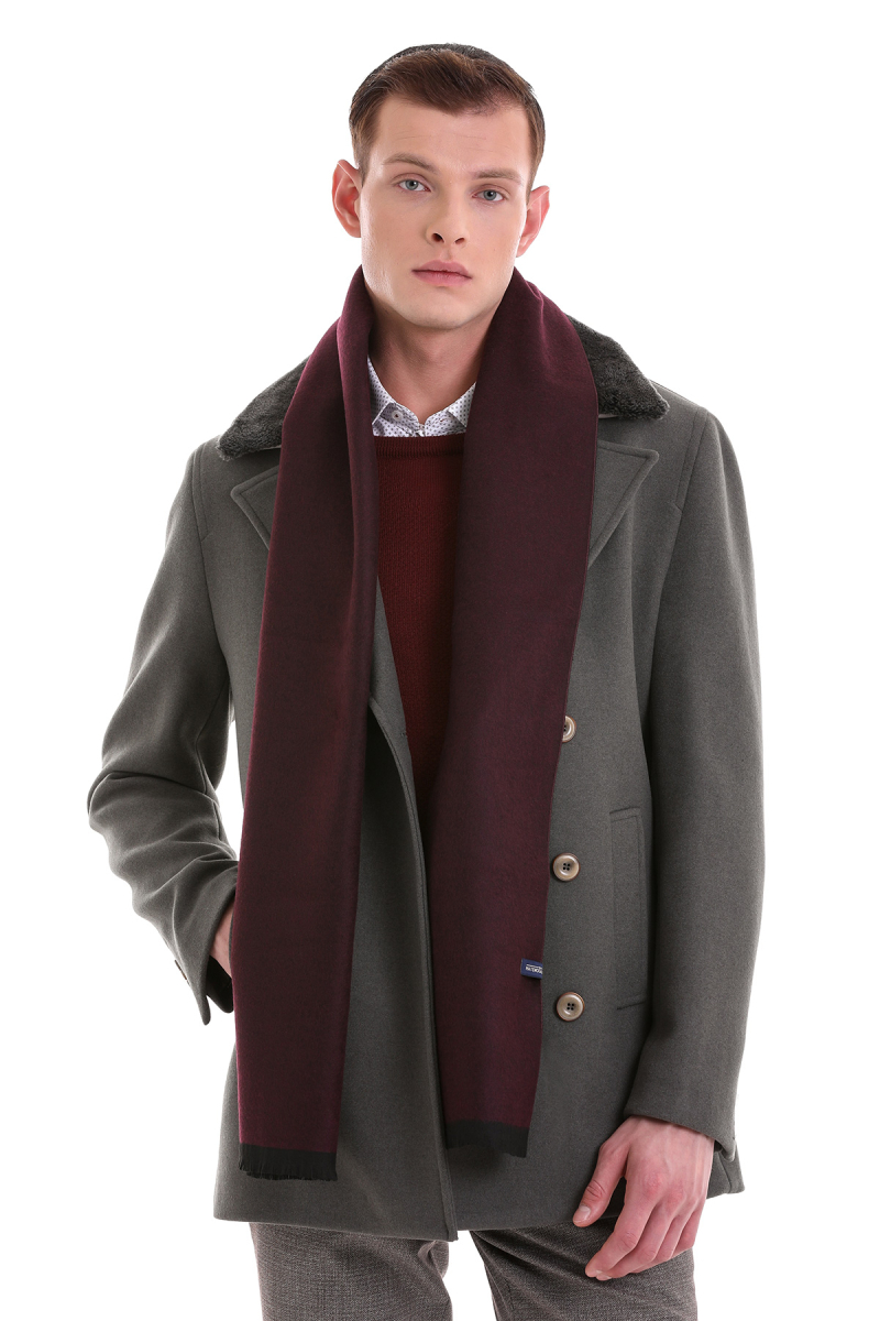 Siyah Çift Taraflı Atkı - HATEMOĞLU (1)