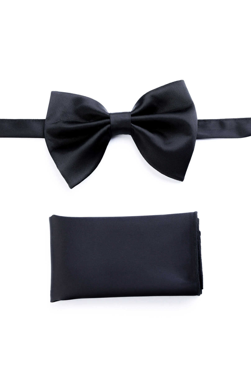 Siyah Papyon Mendil Set - Hatem Saykı