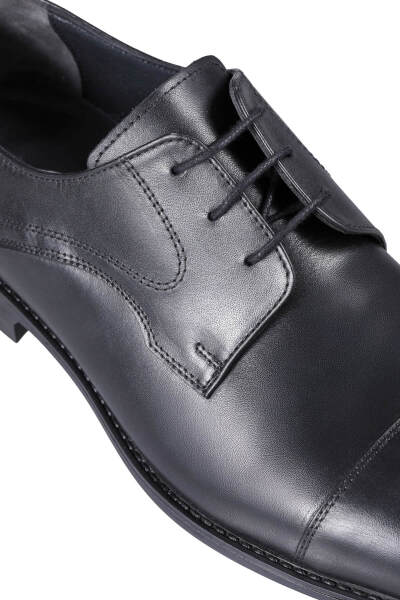 Siyah Klasik 100% Hakiki Deri Ayakkabı - 3