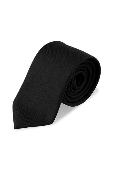 Siyah Klasik Kravat - 2