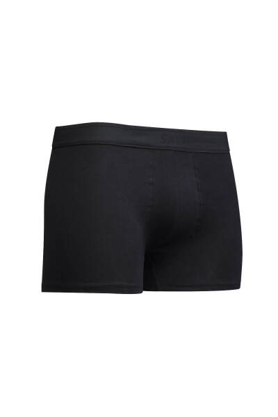 Siyah Pamuklu Boxer 