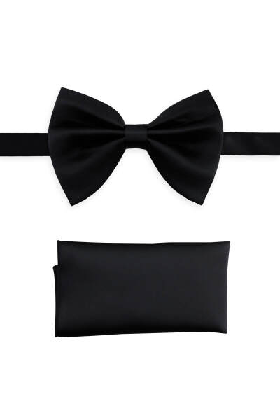 Siyah Papyon Mendil Set - 1