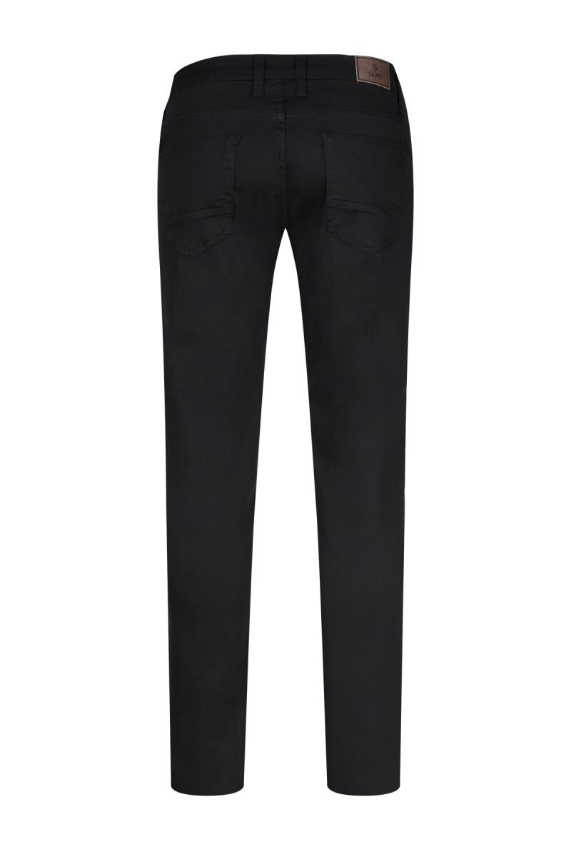 Siyah Rahat Kesim Fit 5 Cep Kanvas Pantolon - Saykı (1)