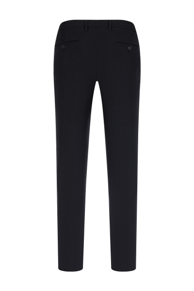 Siyah Rahat Kesim Yandan Cepli Jogger Pantolon - 3