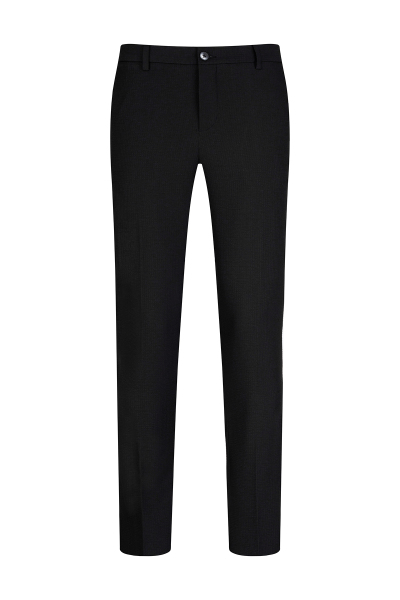 Siyah Rahat Kesim Yandan Cepli Jogger Pantolon 