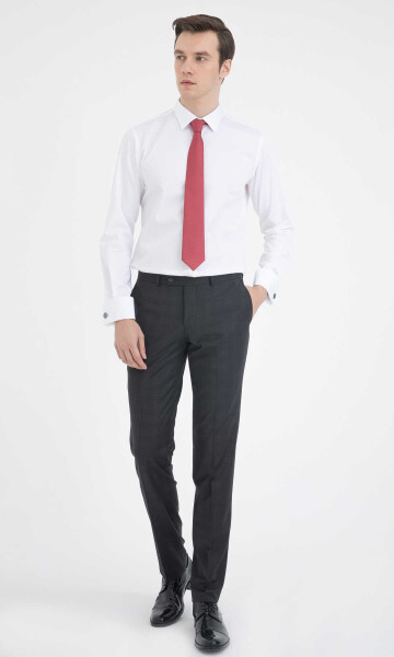 Slim Fit Beyaz Gömlek - 2