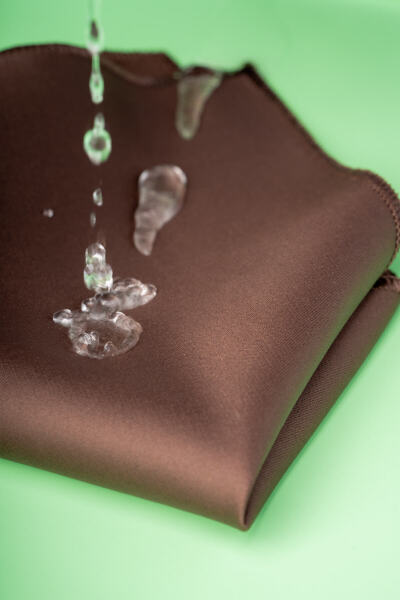 Su ve Leke Tutmayan 7 Cm Kahverengi Kravat ve Mendil Seti - 5