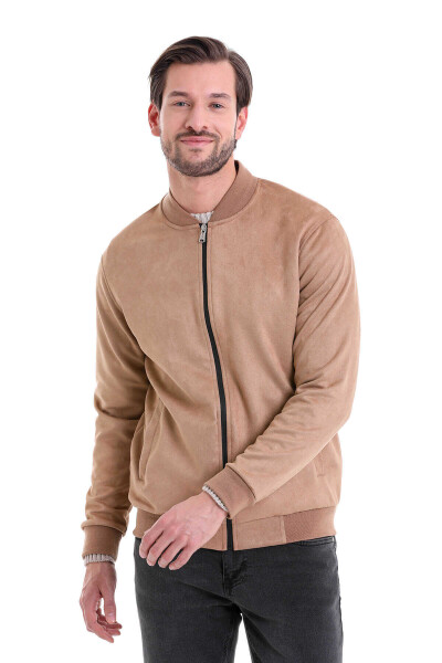 Taba Regular Fit Düz Bomber Yaka Mevsimlik Mont - 2