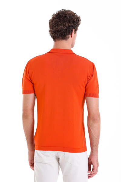 Tarçın Regular Fit Polo Yaka Rayon Triko Tişört - 6