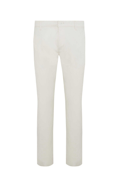 Taş Dinamik Fit Pamuklu Yandan Cep Kanvas Pantolon - 2