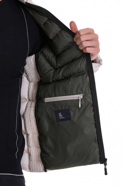 Taş Ekstra Slim Fit Hakim Yaka Şişme Mont - 6