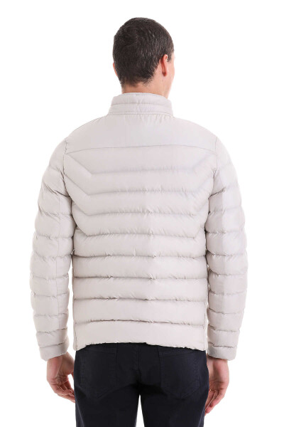 Taş Ekstra Slim Fit Hakim Yaka Şişme Mont - 7