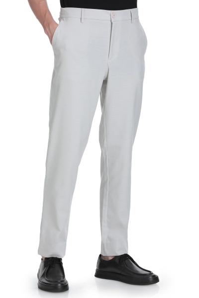 Taş Rahat Kesim Yandan Cepli Keten Jogger Pantolon - 2