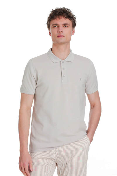 Taş Regular Fit 100% Pamuk Polo Yaka Tişört - 6