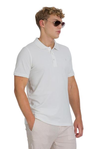 Taş Regular Fit 100% Pamuklu Polo Yaka Tişört 