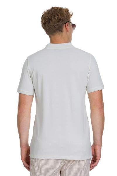 Taş Regular Fit 100% Pamuklu Polo Yaka Tişört - 5