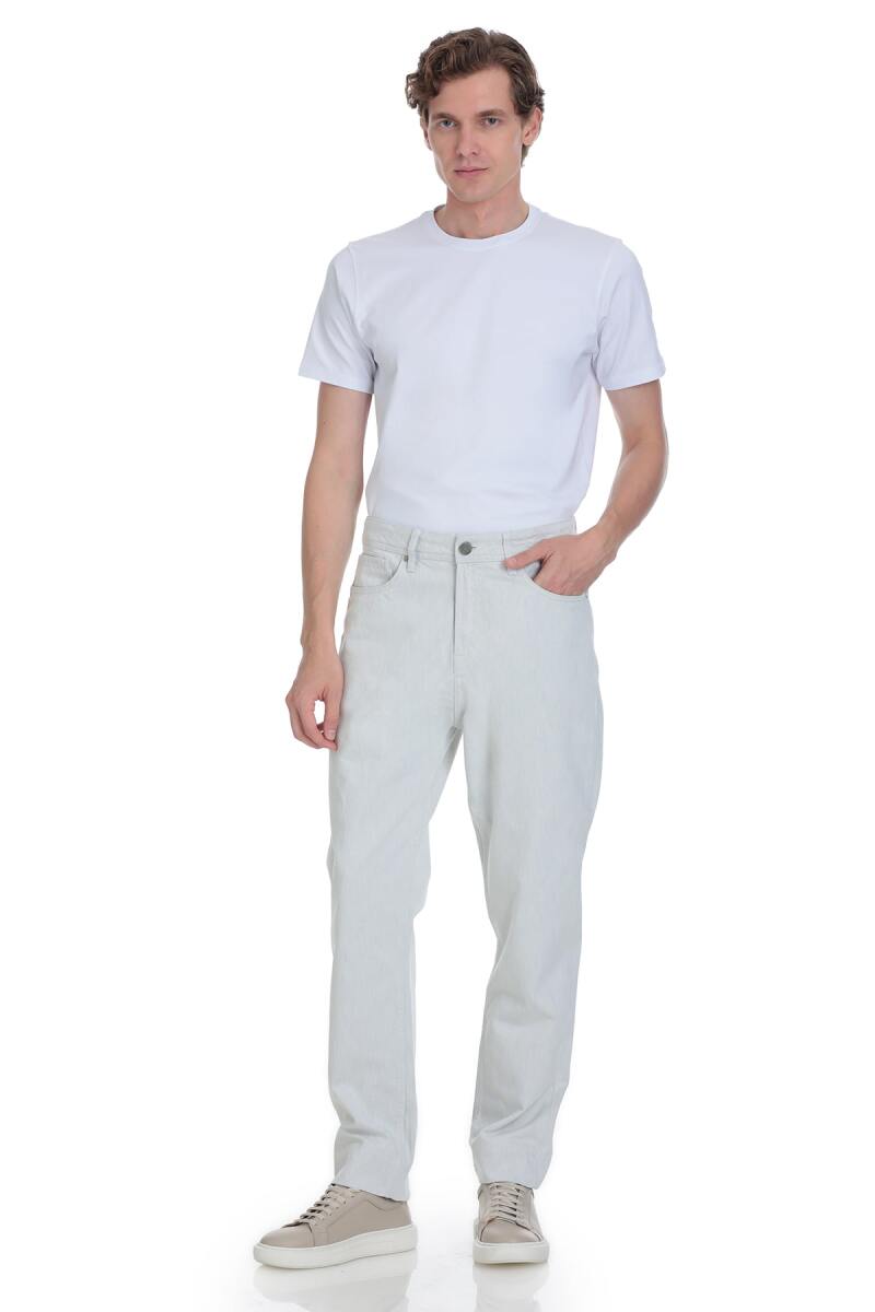Taş Regular Fit 5 Cep 100% Pamuk Kot Pantolon - Saykı