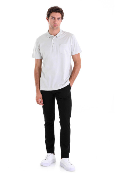 Taş Regular Fit 100% Pamuk Polo Yaka Tişört - 5