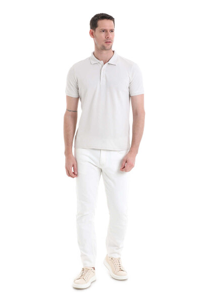 Taş Regular Fit 100% Pamuklu Polo Yaka Tişört - 2