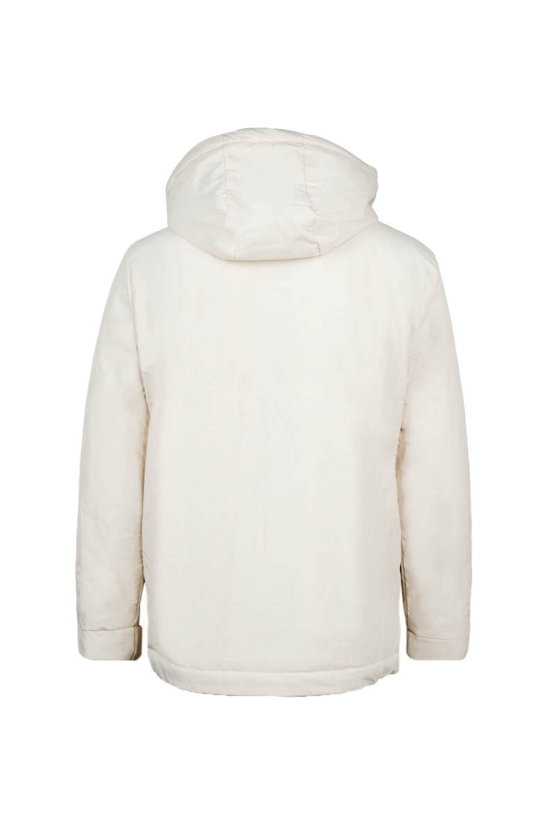 Taş Regular Fit Hakim Yaka Kapüşonlu Kaban - Hatem Saykı (1)