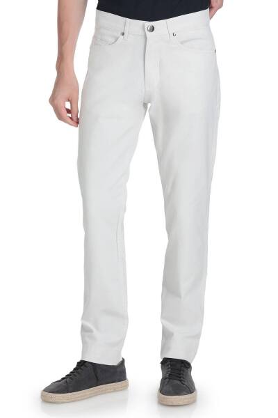 Taş Regular Fit Pamuklu 5 Cep Kanvas Pantolon - 2