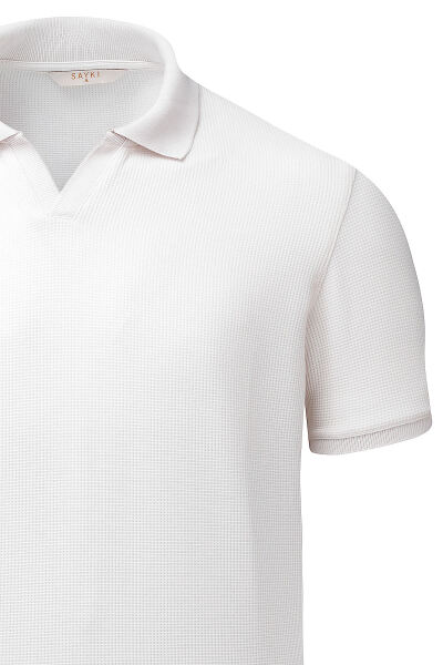 Taş Regular Fit Polo Yaka Pamuklu Tişört - 2