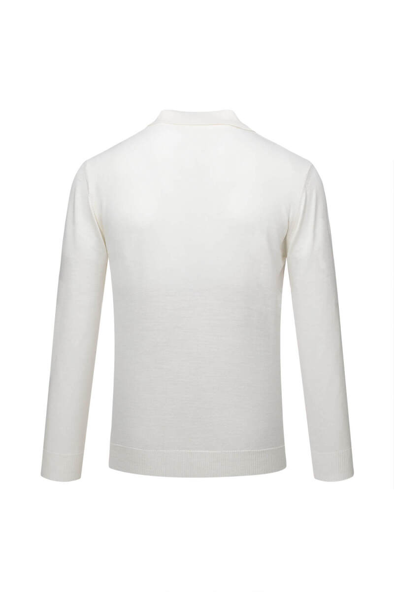 Taş Regular Fit Polo Yaka Yünlü Kazak - Saykı (1)