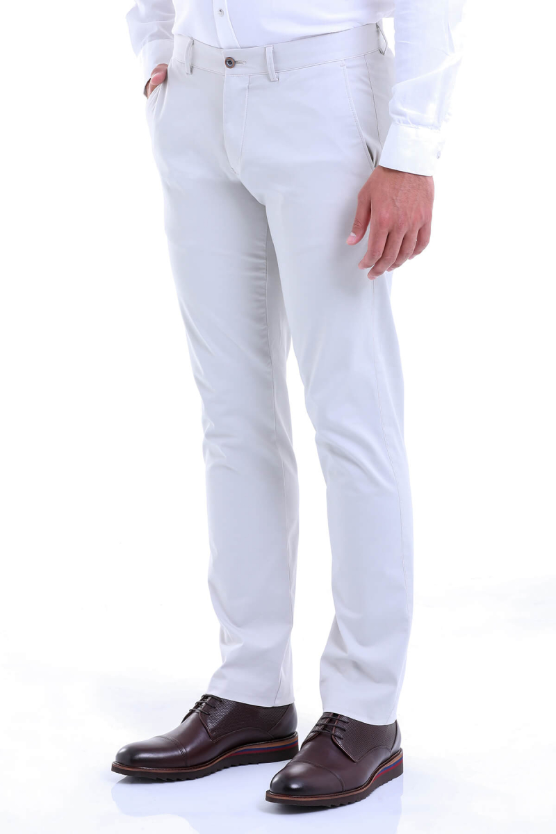 Taş Regular Fit Pamuklu Yandan Cep Kanvas Pantolon - Hatemoğlu (1)