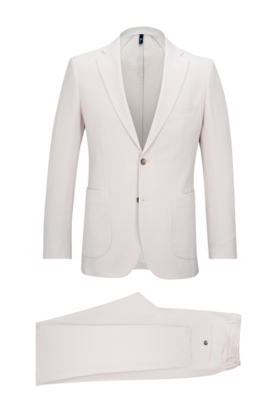 Taş Slim Fit Mono Yaka Casual Takım Elbise 