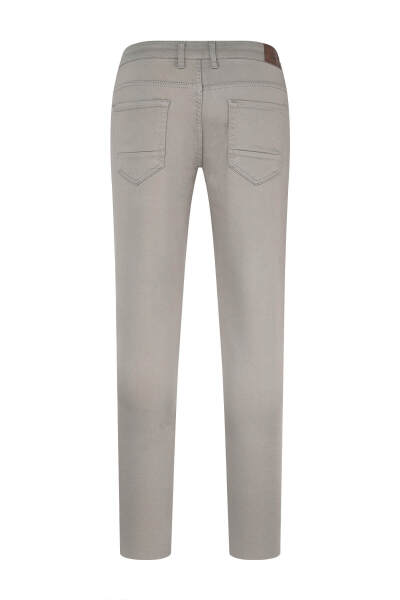 Taş Slim Fit Pamuklu 5 Cep Kanvas Pantolon - 3