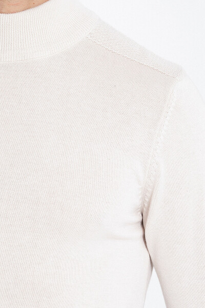 Taş Regular Fit Yarım Balıkçı Yaka Pamuklu Triko Kazak - 17