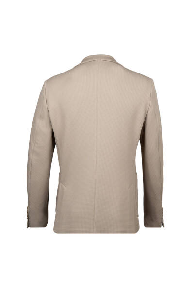 Vizon Comfort Fit Desenli Mono Yaka Klasik Ceket - 2