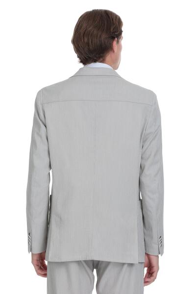 Vizon Comfort Fit Mono Yaka Casual Takım Elbise - 6