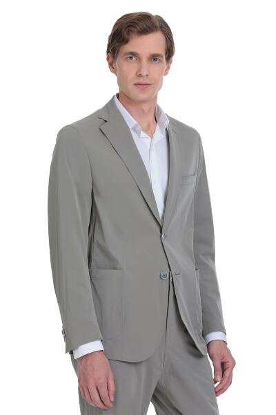 Vizon Comfort Fit Mono Yaka Casual Takım Elbise - 2