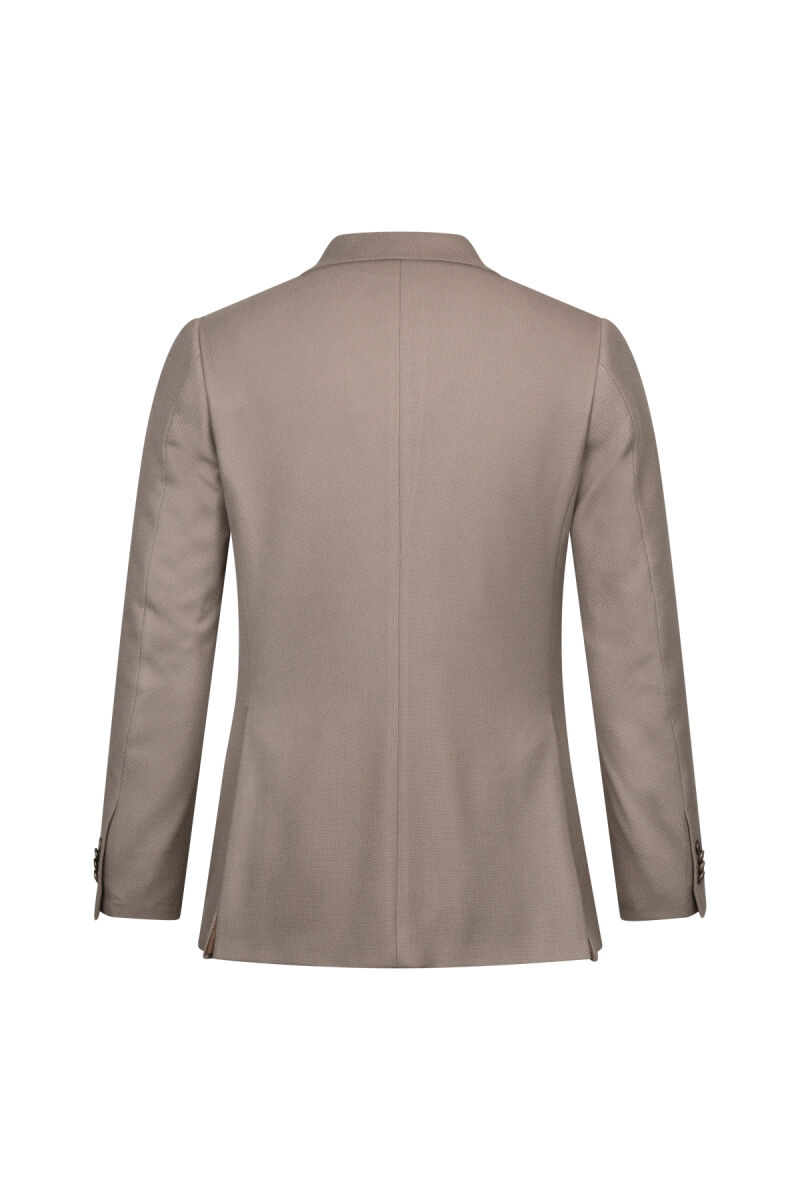 Vizon Comfort Fit Sivri Yaka Desenli Klasik Ceket - Hatemoğlu (1)