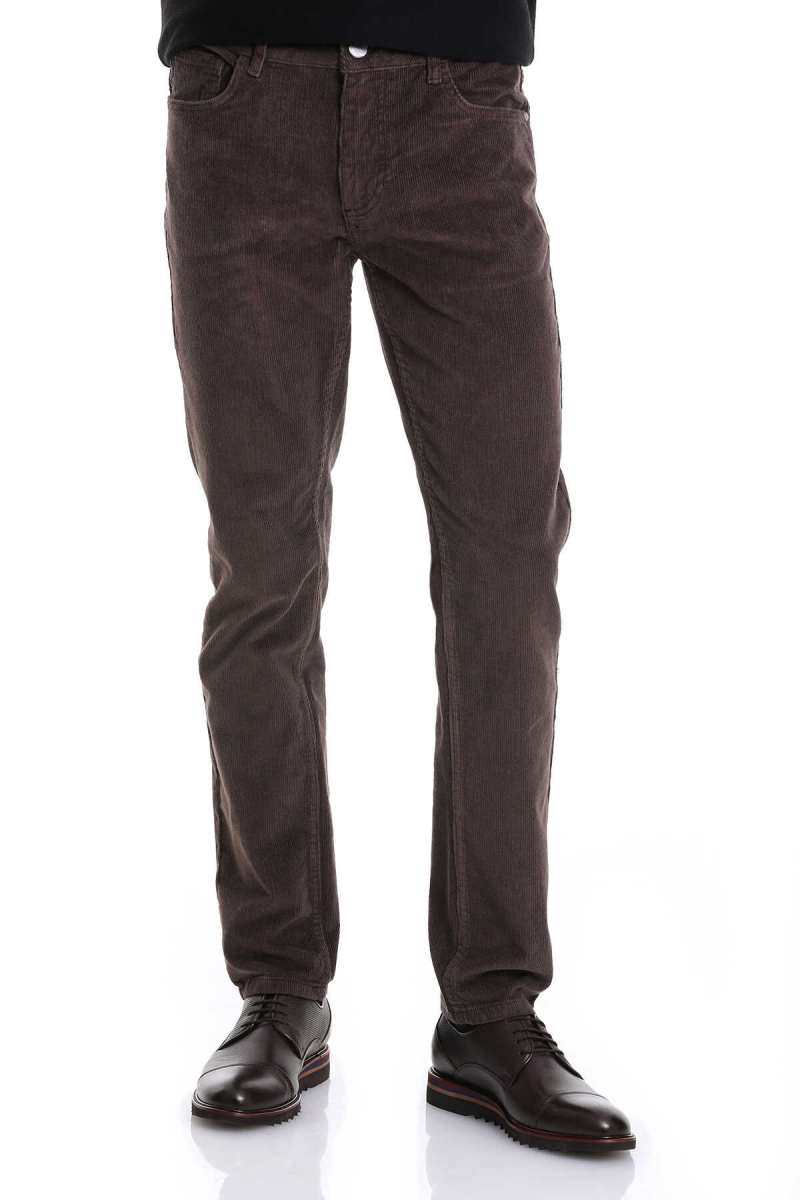 Vizon Dinamik Fit 5 Cep Casual Kadife Pantolon - Hatem Saykı (1)