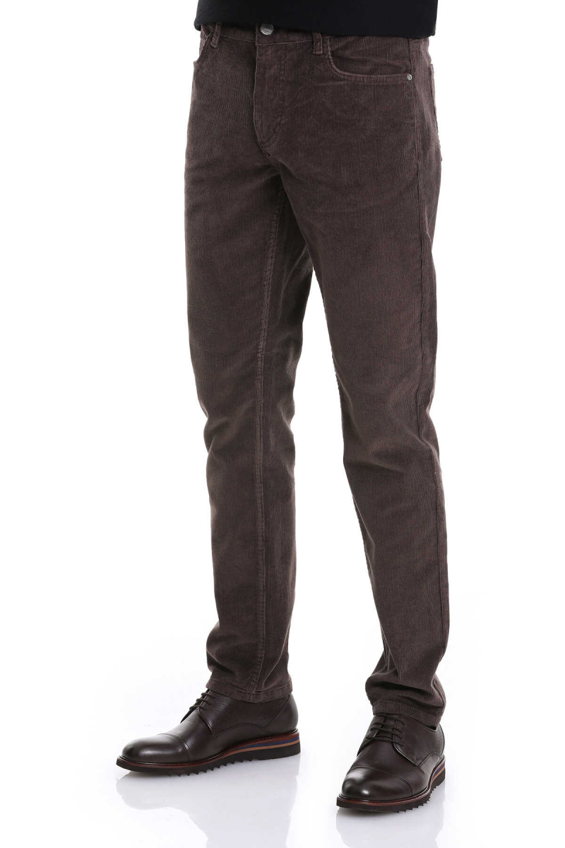 Vizon Dinamik Fit 5 Cep Casual Kadife Pantolon - Hatem Saykı (1)