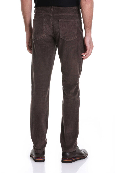 Vizon Dinamik Fit 5 Cep Casual Kadife Pantolon - 5