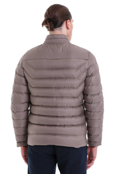 Vizon Ekstra Slim Fit Hakim Yaka Şişme Mont - 7